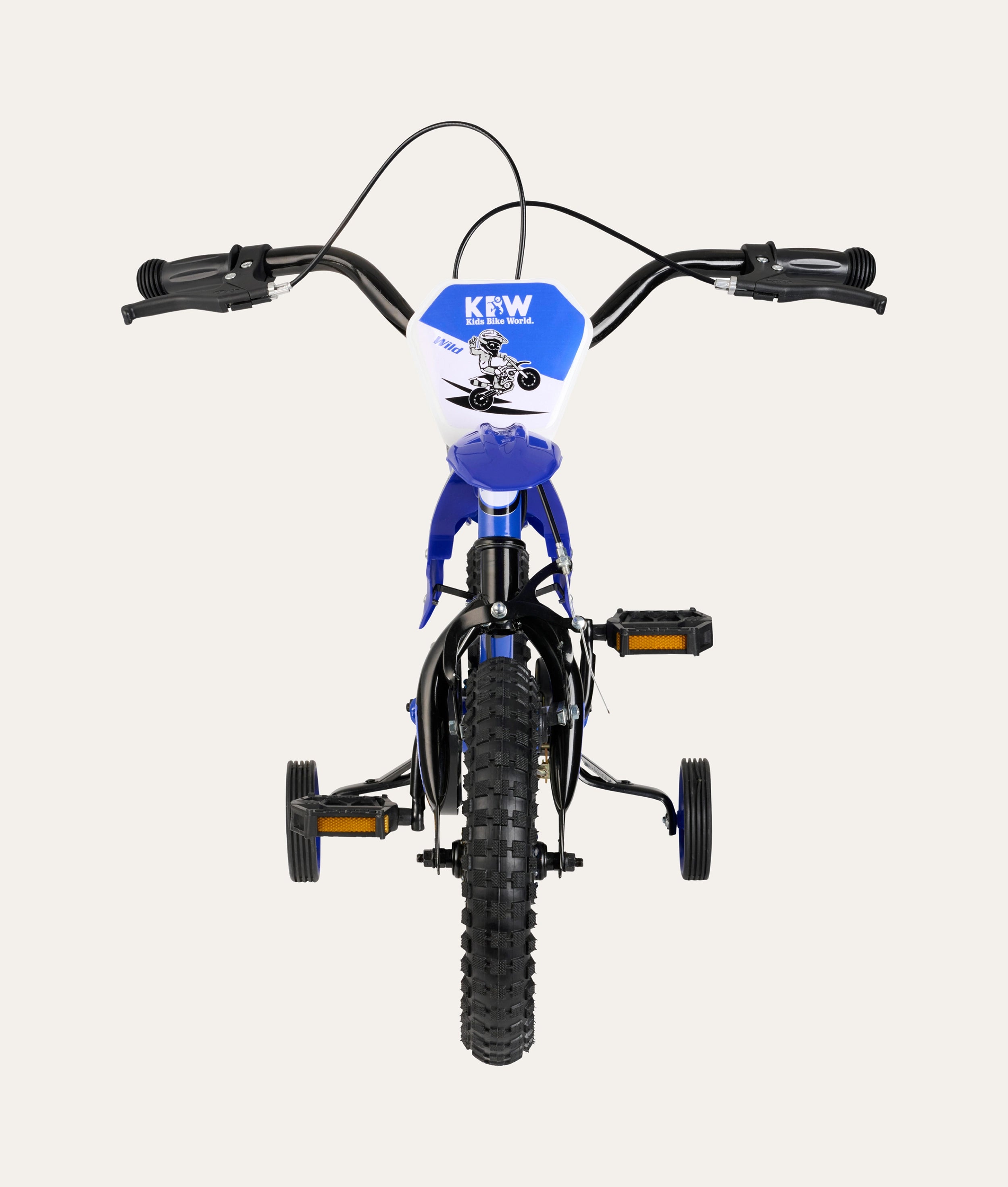 Kinderfiets Crossmotor Blauw 12 Inch – Turbo