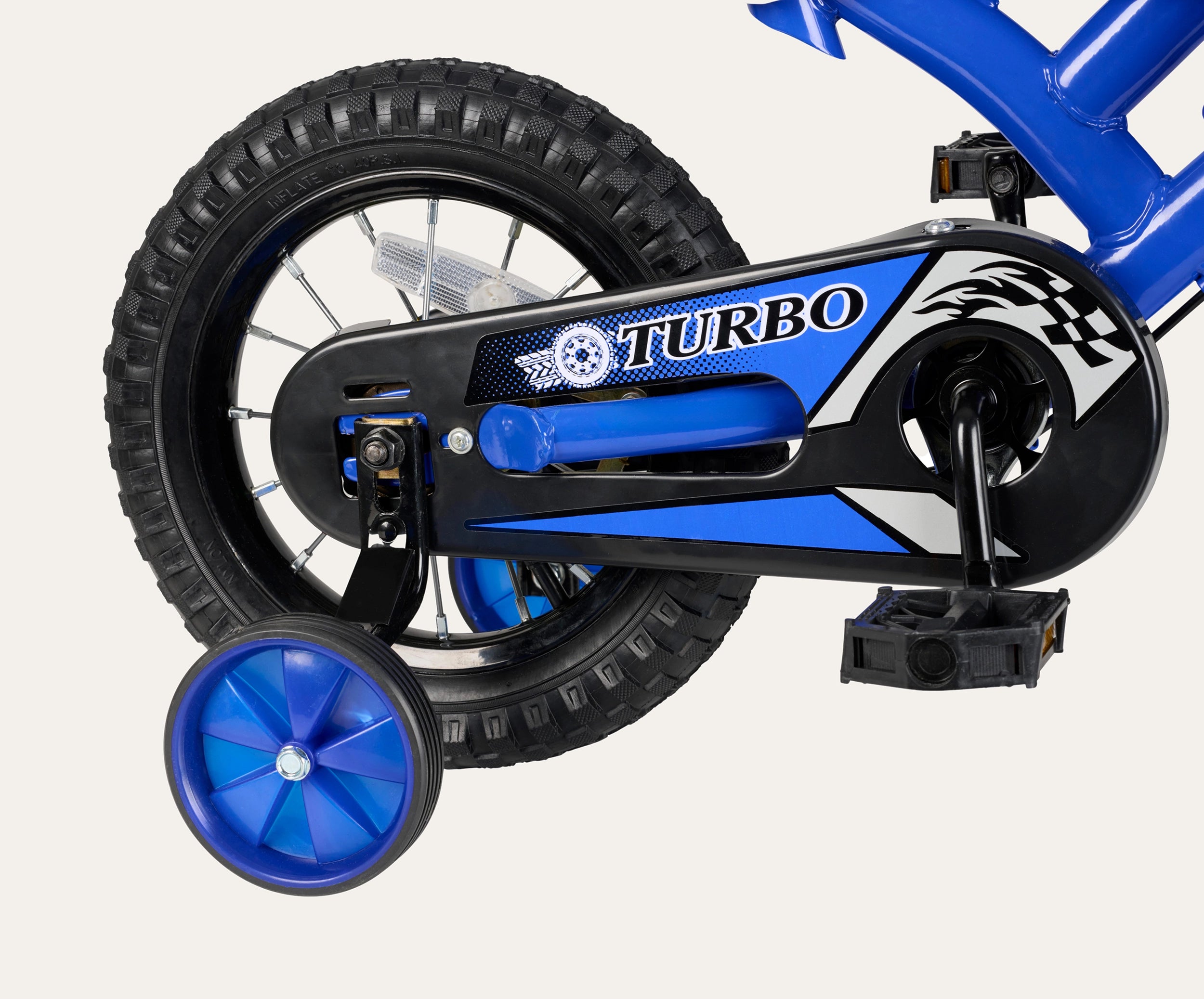 Kinderfiets Crossmotor Blauw 12 Inch – Turbo