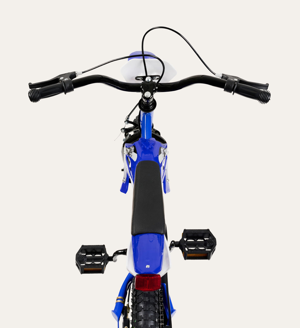 Kinderfiets Crossmotor Blauw 12 Inch – Turbo